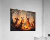 A digital painting depicting a soft dreamy atmosp Acrylic Print