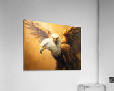 A fantasy painting of a double eagle Acrylic Print