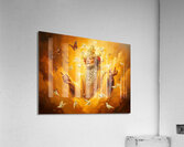 Classic oil painting God Bossa luxuriously resple Acrylic Print