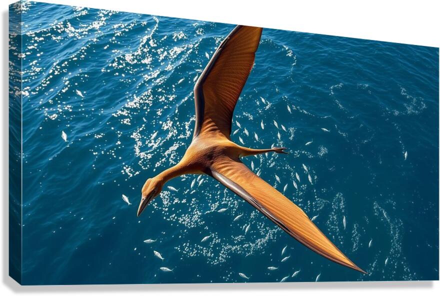 Spinosaurus Stalking the Waters Canvas Print