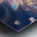 Image of an angel with the shape of a horse but an angel that flies Metal print