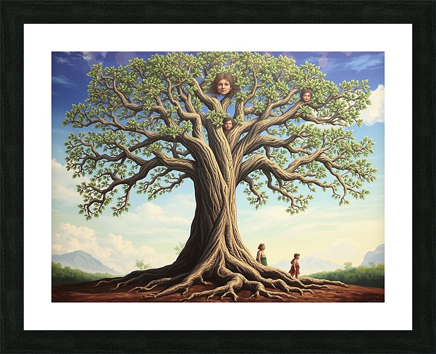 Roots of Generations Picture Frame print