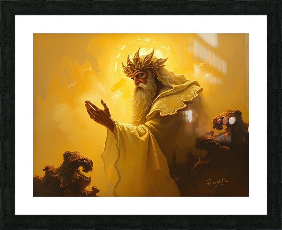 An imaginary image of Lord Buddha Picture Frame print