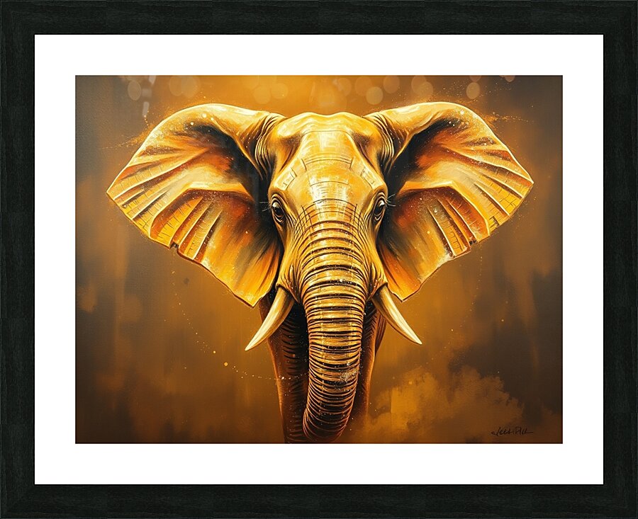 Classic oil painting style a luxurious sparkling Picture Frame print