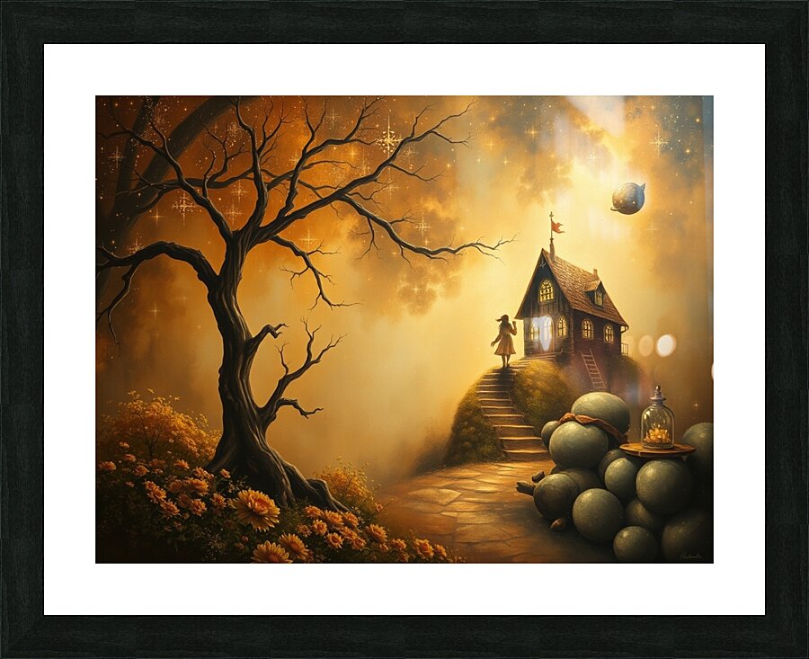 Fantasy wall art painting 3 Picture Frame print
