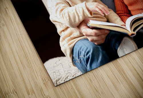 A Grandparent Reading a Story to a Child nor 2020 puzzle