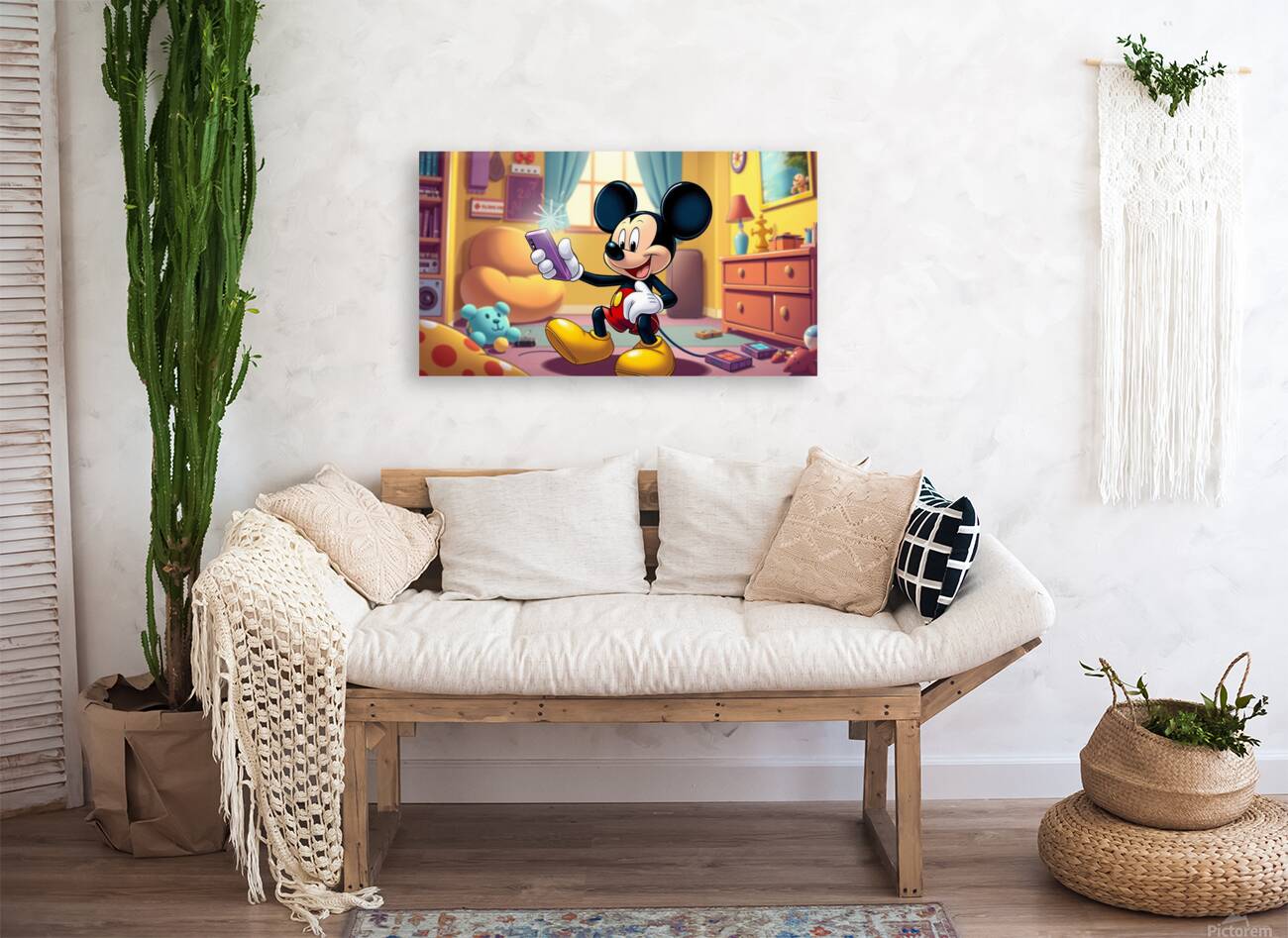 Mickey Mouse is coming from Disney Reproduction