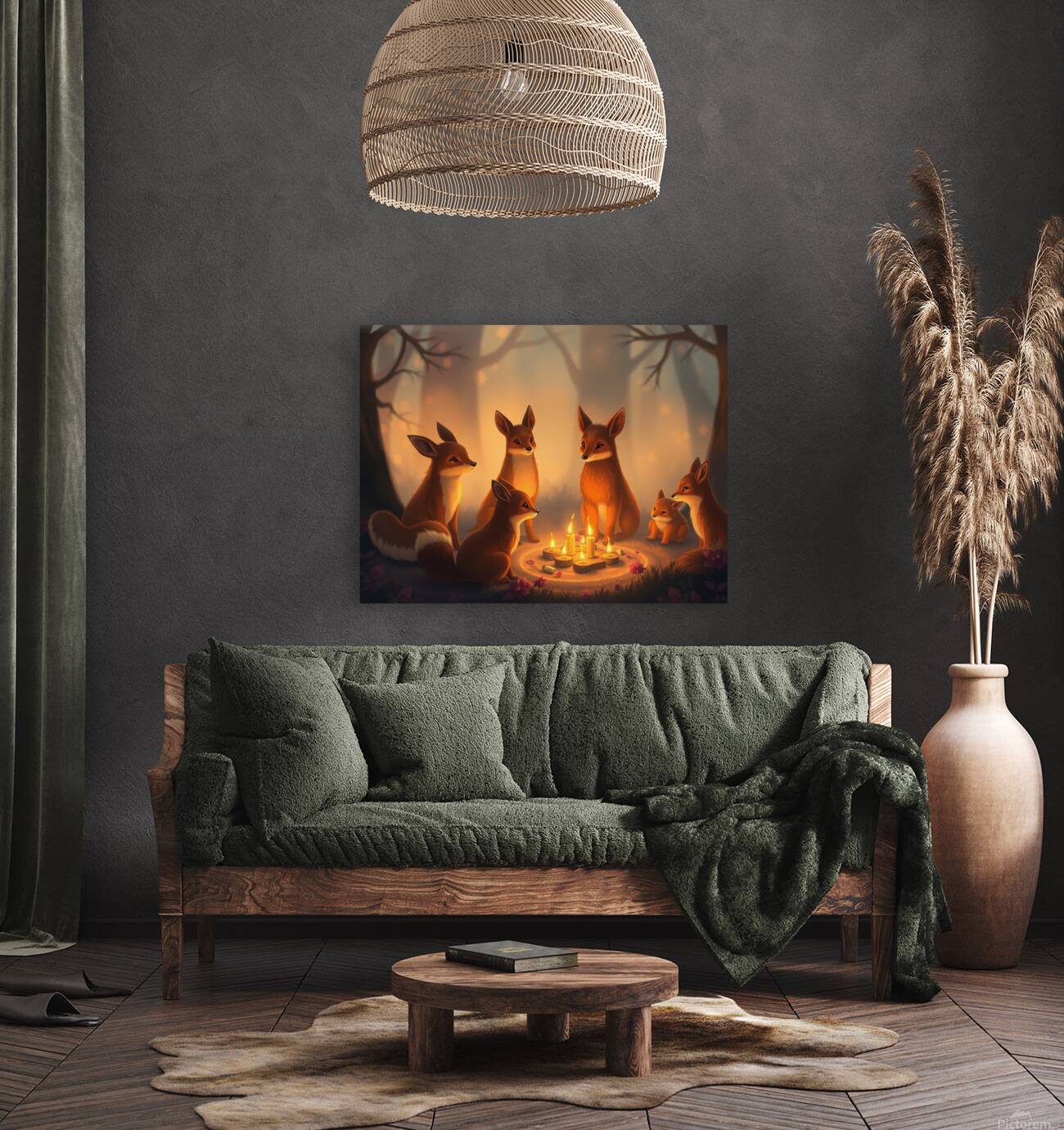 A digital painting depicting a soft dreamy atmosp Reproduction