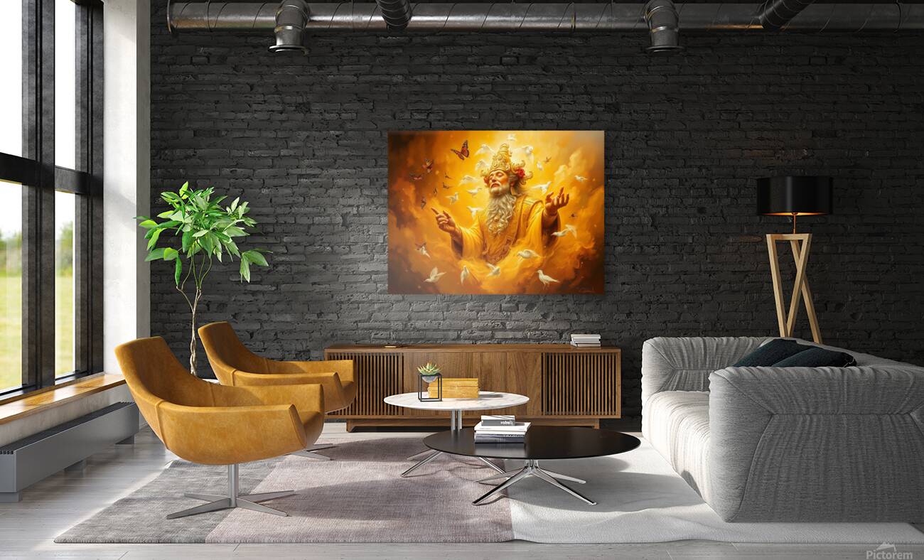 Classic oil painting God Bossa luxuriously resple Reproduction