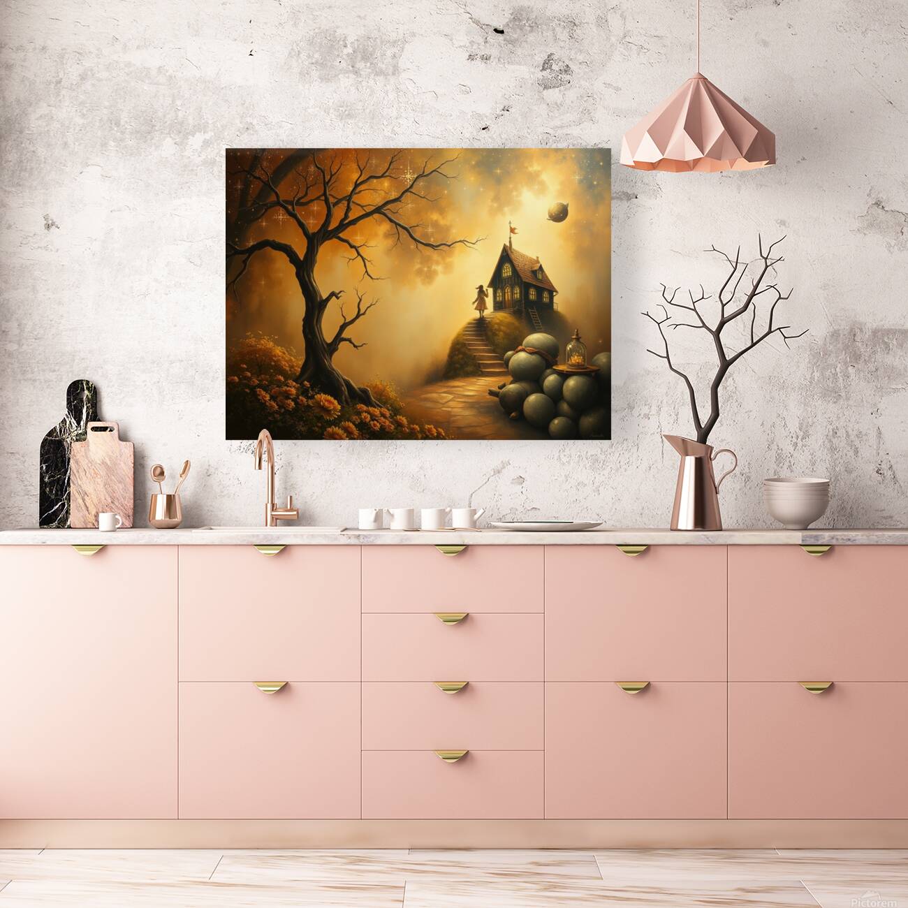 Fantasy wall art painting 3 Reproduction