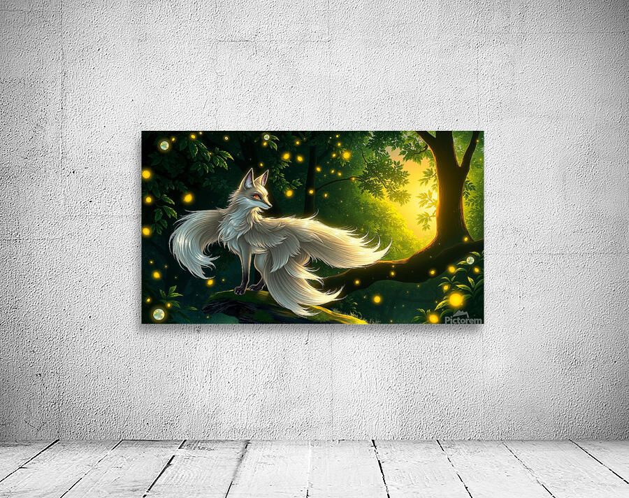 A beautiful fox one of the animals of the sky Wall Preview
