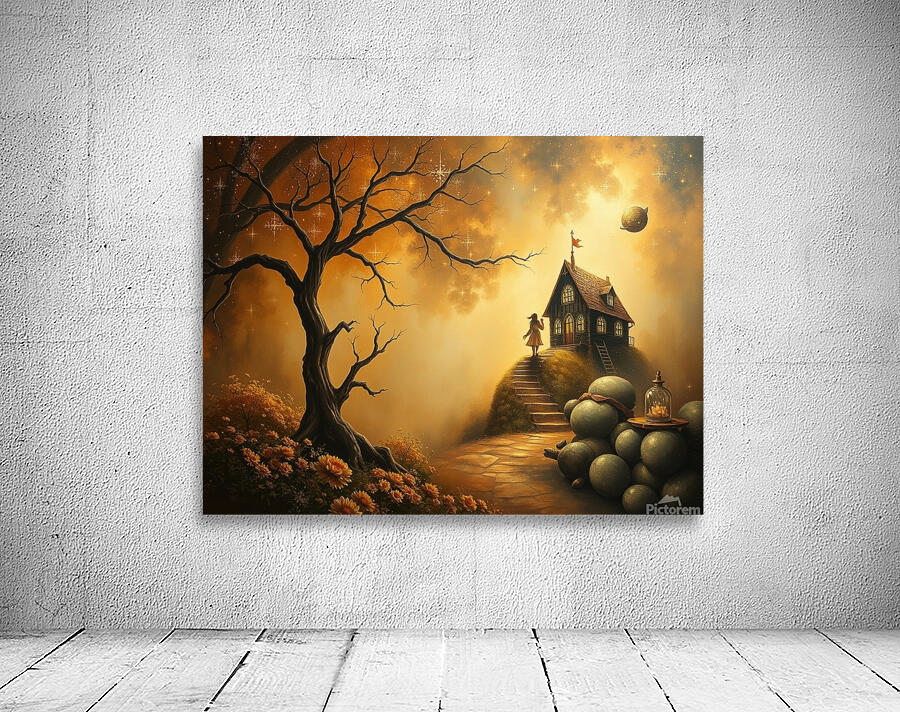 Fantasy wall art painting 3 Wall Preview