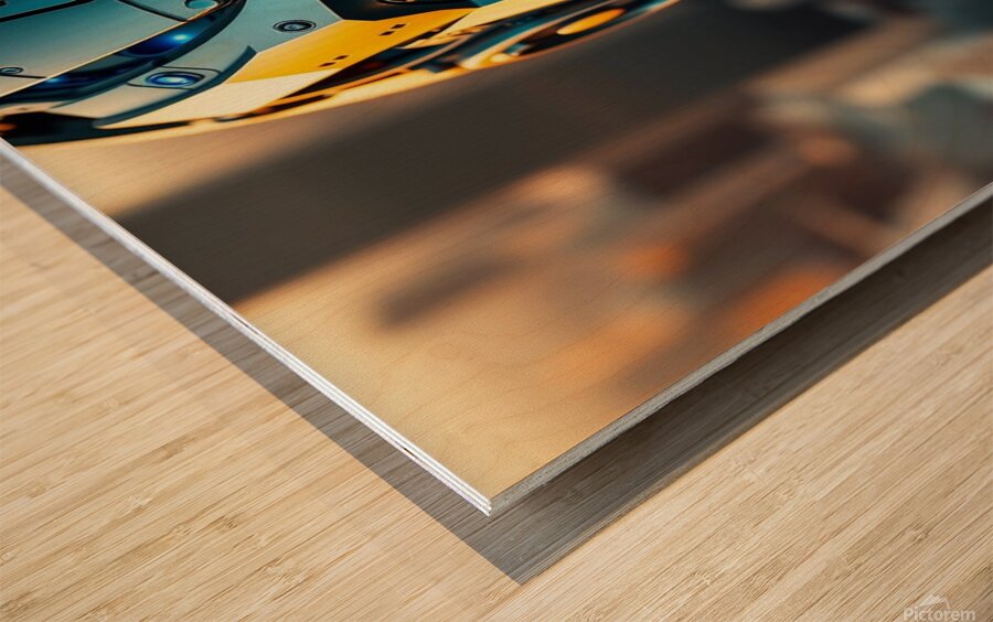 Duality Of Self A Face dik3a Wood print