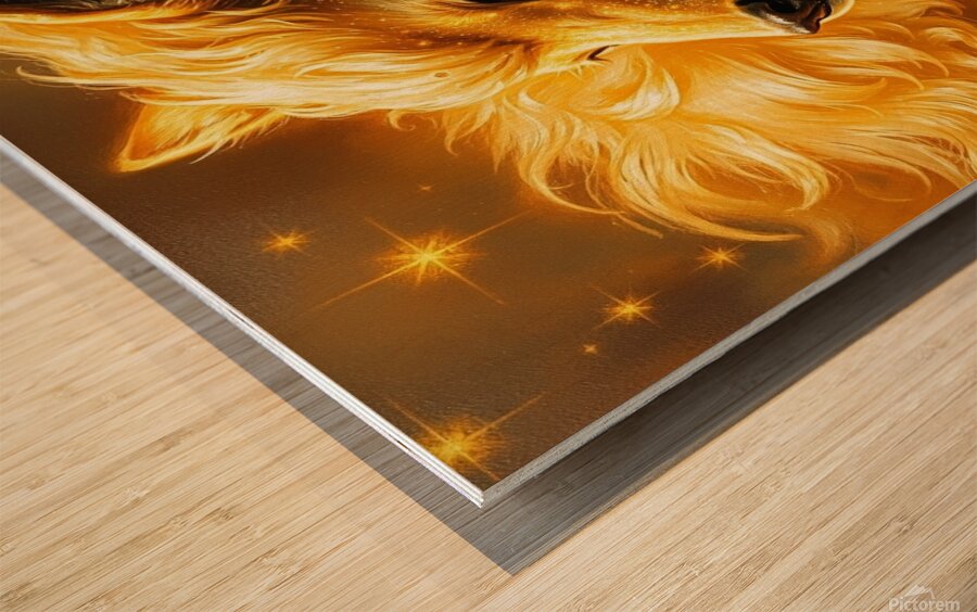 The fox is the thinker of the forest and the owner of mental tricks. Wood print