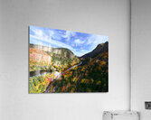 Falls Embrace: Dixville Notch in Late Afternoon Light Acrylic Print