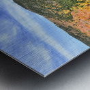 Falls Embrace: Dixville Notch in Late Afternoon Light Metal print