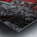 Taftsville covered Bridge VT in Winter Metal print