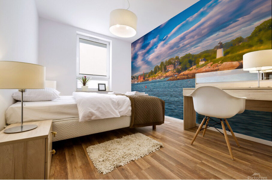 Entering Gloucester Harbor Mural print