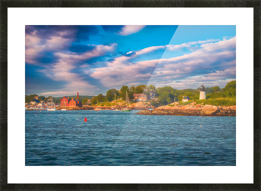 Entering Gloucester Harbor Picture Frame print