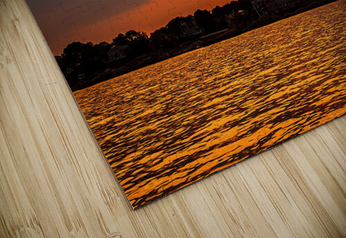 Radiant Dusk Over Marblehead Lighthouse Jeff Folger puzzle