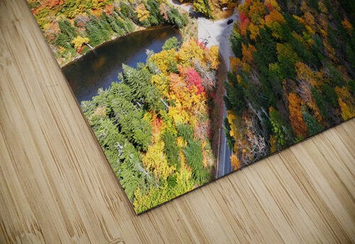 Falls Embrace: Dixville Notch in Late Afternoon Light Jeff Folger puzzle