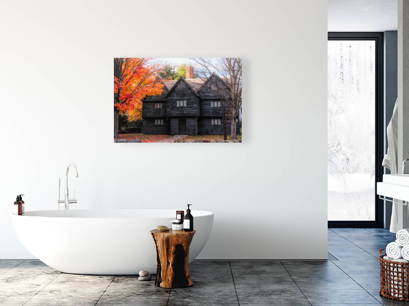 Seasons of Mystery: The Enigmatic Charm of Salems Witch House Reproduction