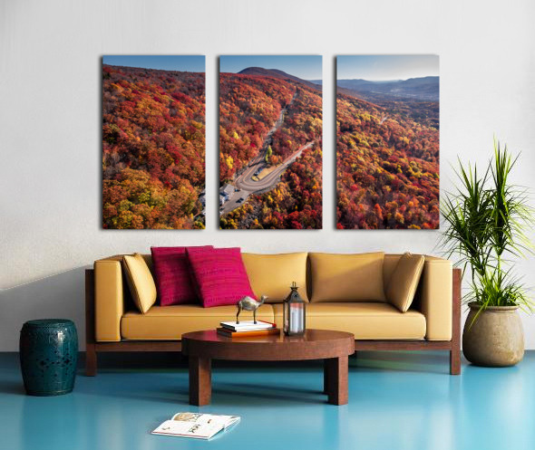 North Adams Massachusetts Hairpin Turn by Jeff Folger Wall Art
