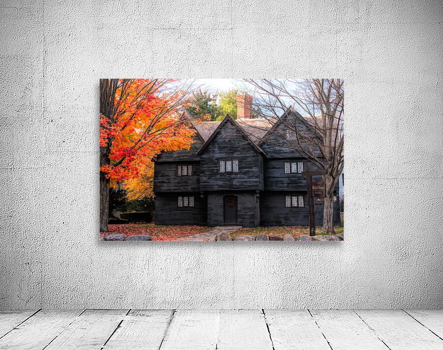 Seasons of Mystery: The Enigmatic Charm of Salems Witch House Wall Preview