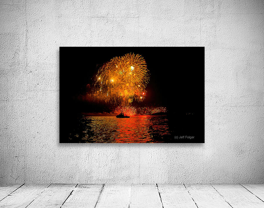 Marblehead Fireworks on the Harbor Wall Preview