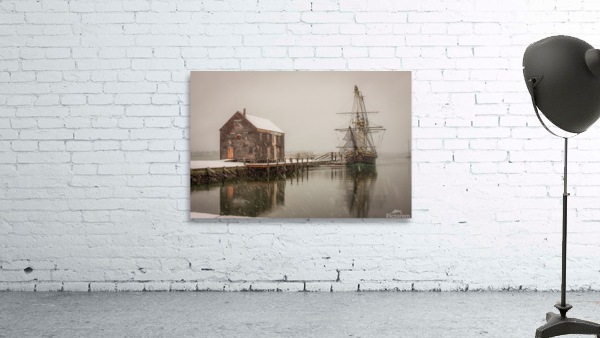Silently the Snow Falls. Wall Preview