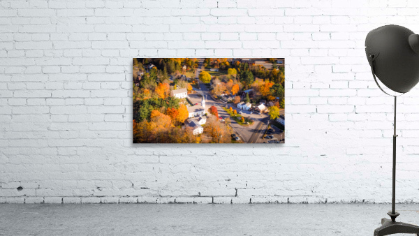 Aerial view of Alfred Maine by Jeff Folger Wall Art