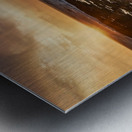 Golden Rays Metal print