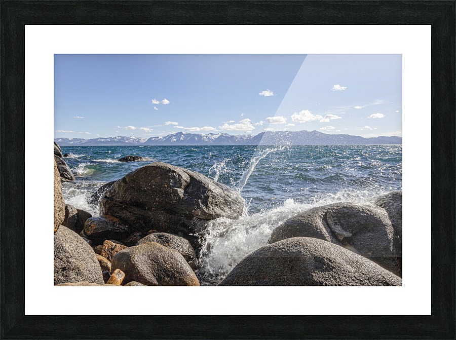 Tahoe Splash Picture Frame print