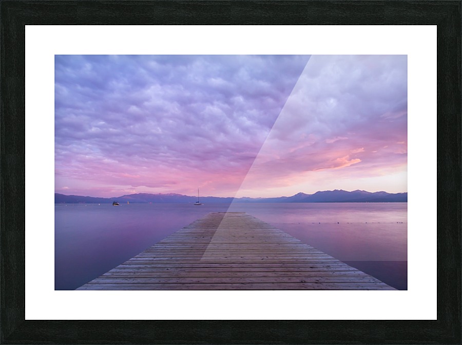 Tahoe Blush Picture Frame print