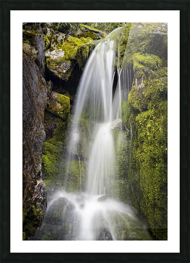 Silky Waterfall Picture Frame print