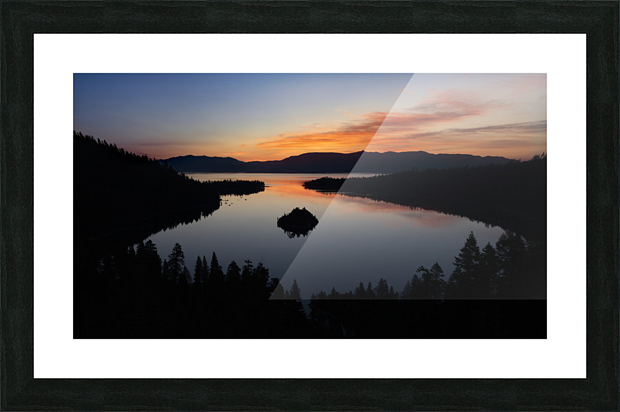 Emerald Bay Sunrise Picture Frame print
