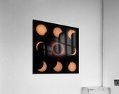 Partial Phases of the Eclipse Acrylic Print