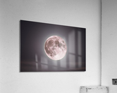 Super Moon Through the Clouds Acrylic Print