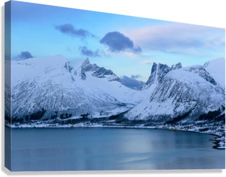 Lake and Mountains Canvas Print