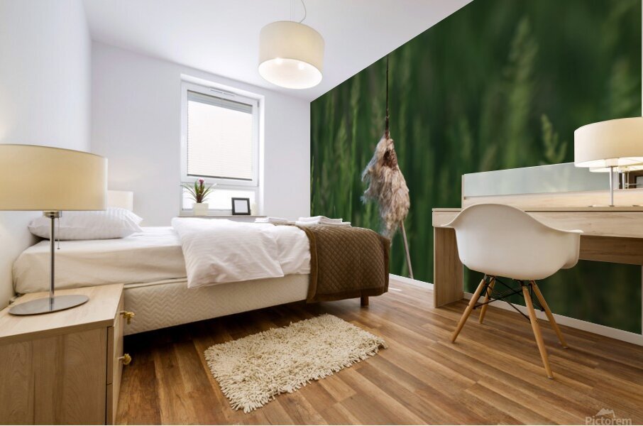 Fall Reeds Mural print