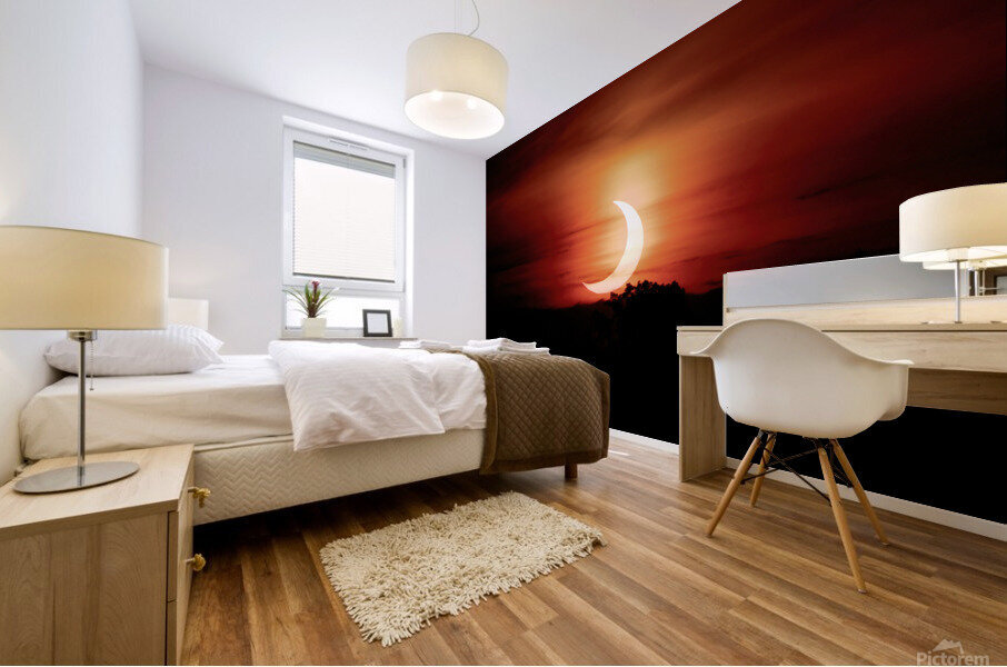 Junes Partial Solar Eclipse Mural print