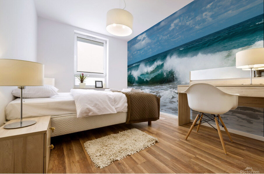 Crashing Waves Mural print