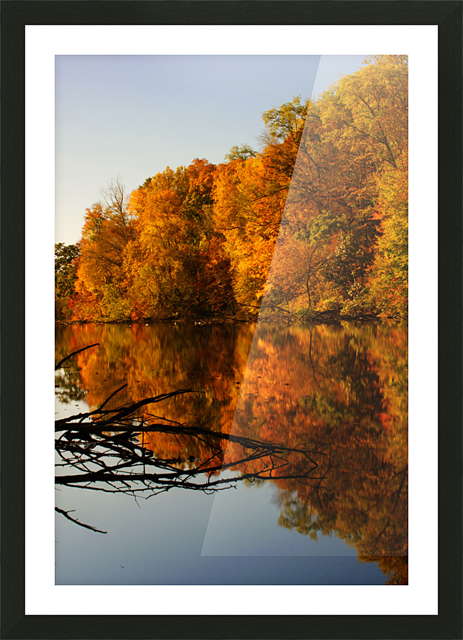 Fall Reflections Picture Frame print