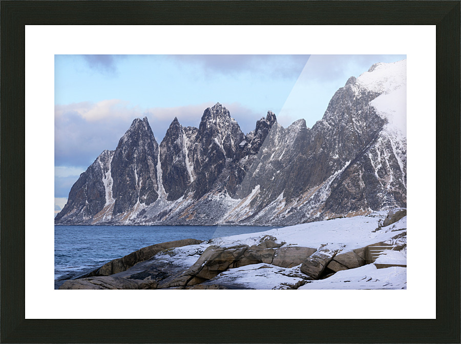 Devils Teeth Picture Frame print