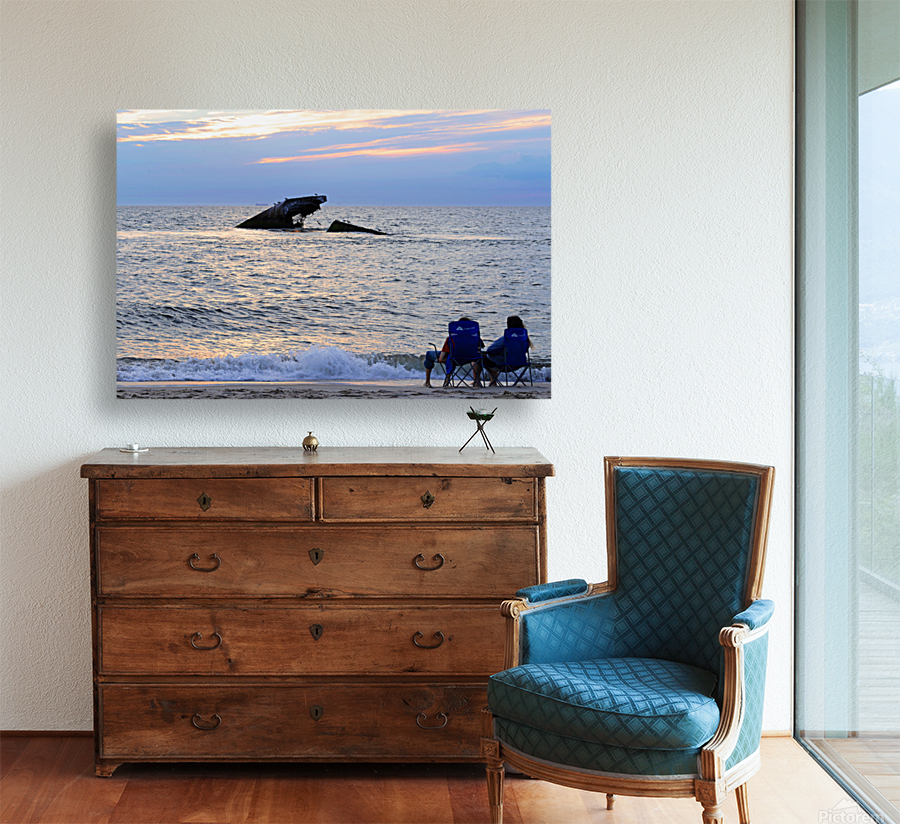Watching Over Sunset Beach Reproduction