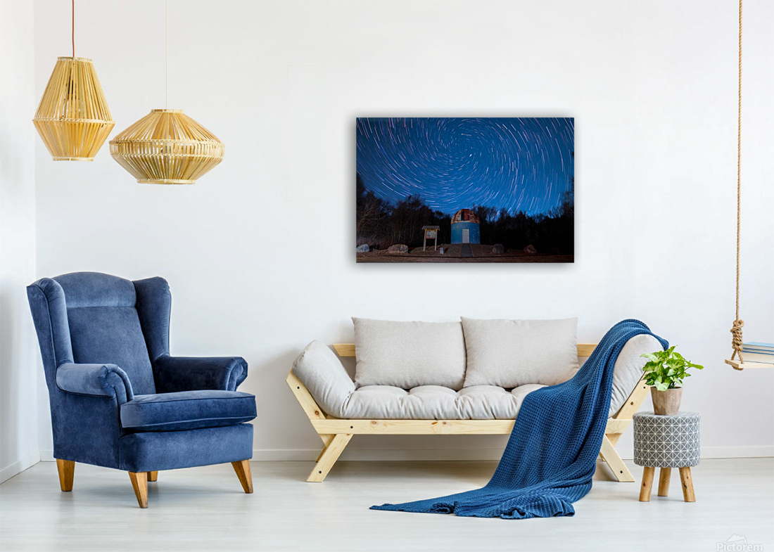 Inverted star trails Reproduction