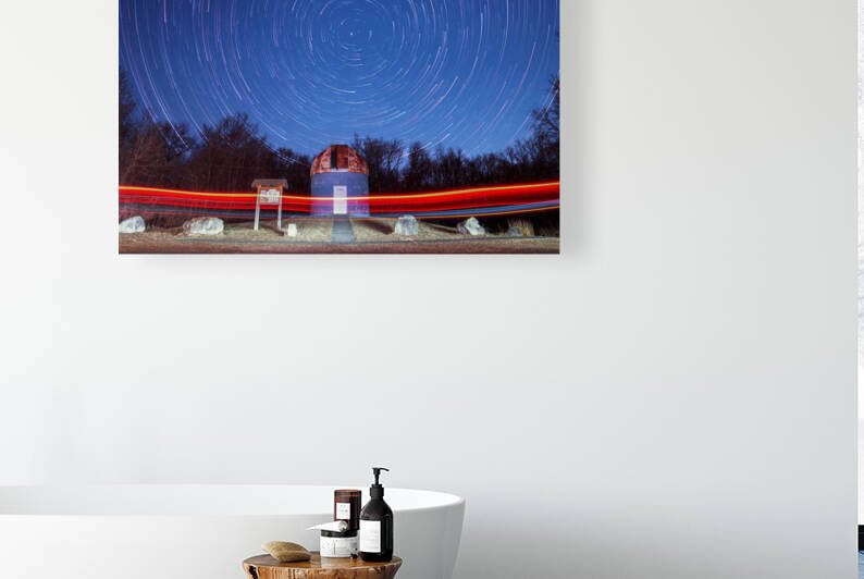 Star trails and sirens by KajanCollective