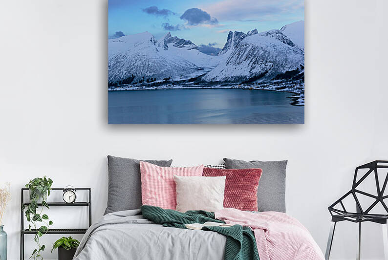 Lake and Mountains Reproduction