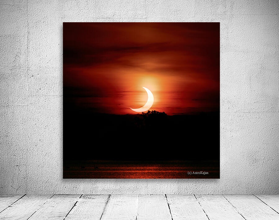 Junes Partial Solar Eclipse Wall Preview