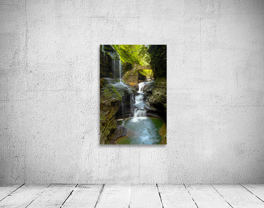 Rainbow falls flowing Wall Preview